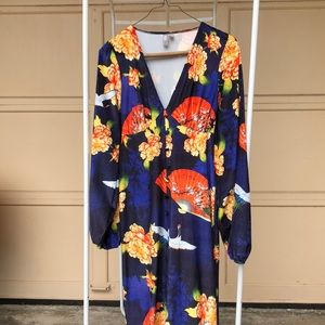 Japanese Inspired Maxi Dress